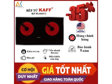 Bếp Hồng Ngoại 2 Vùng Nấu KAFF KF- FL101CC - Made in Malaysia